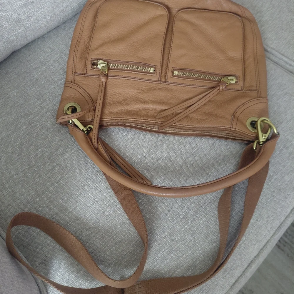 Fossil Karli Elegant Leather Satchel Bag
